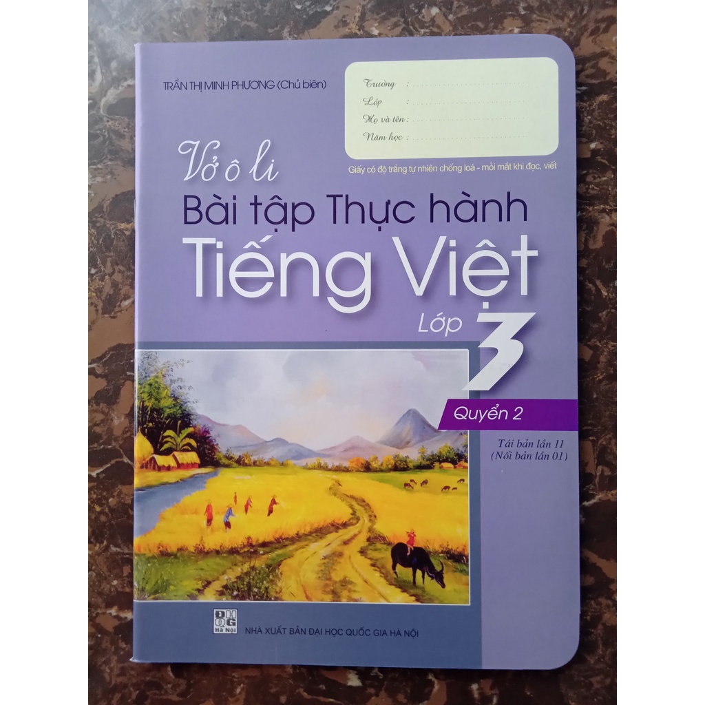 Sách - Vở Ô Li Bài Tập Thực Hành Tiếng Việt Lớp 3 - Tập 1 + Tập 2