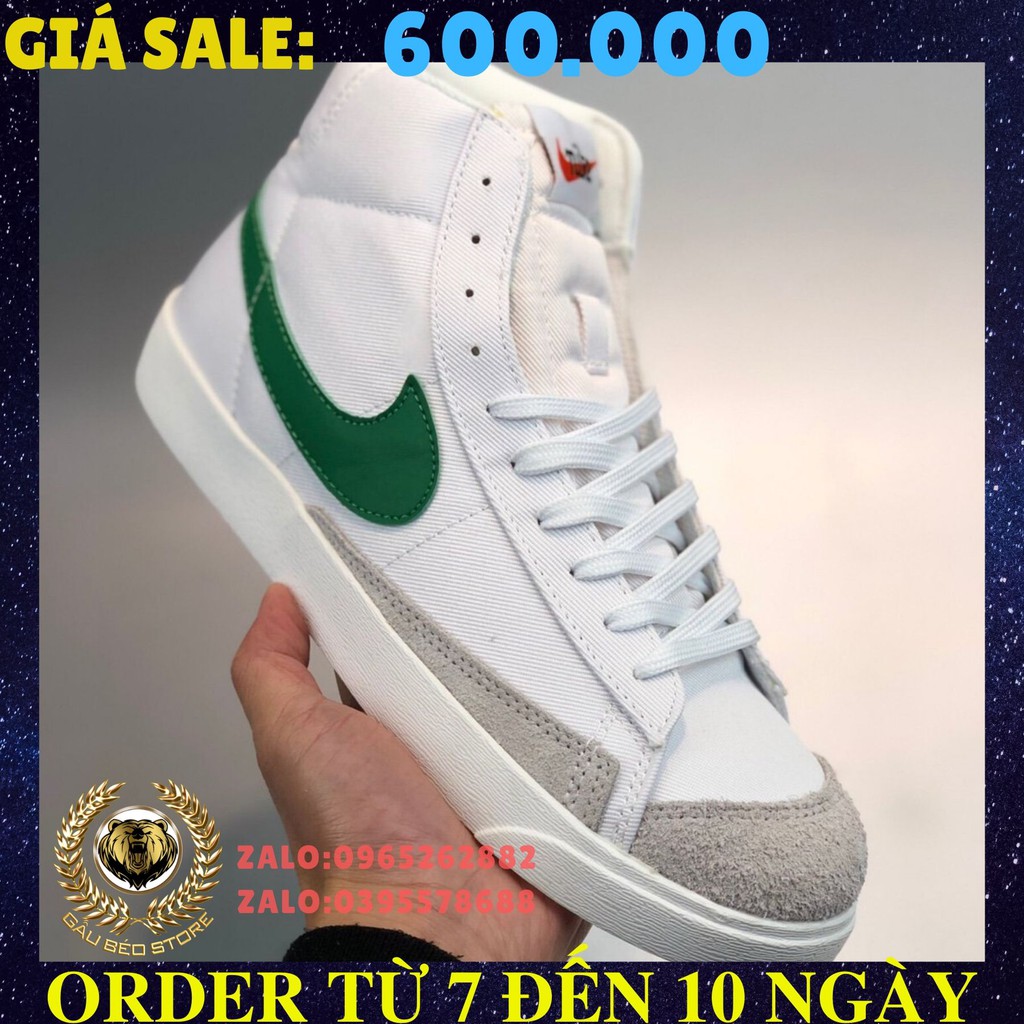 📦 FULLBOX 🌐 ORDER  🎀 SALE 50% 🎀 💯 ẢNH THẬT 🏷 Nike Blazer Mid VNTG QS 🏷 👟 GIÀY NAM NỮ 👟