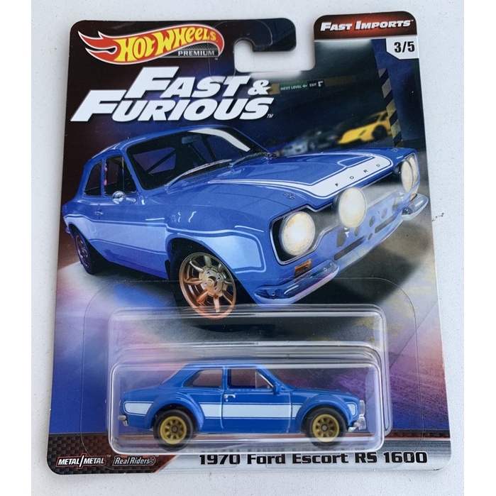 Xe Hot Wheels Premium ‘70 Ford Escort RS 1600 Fast Furious 6