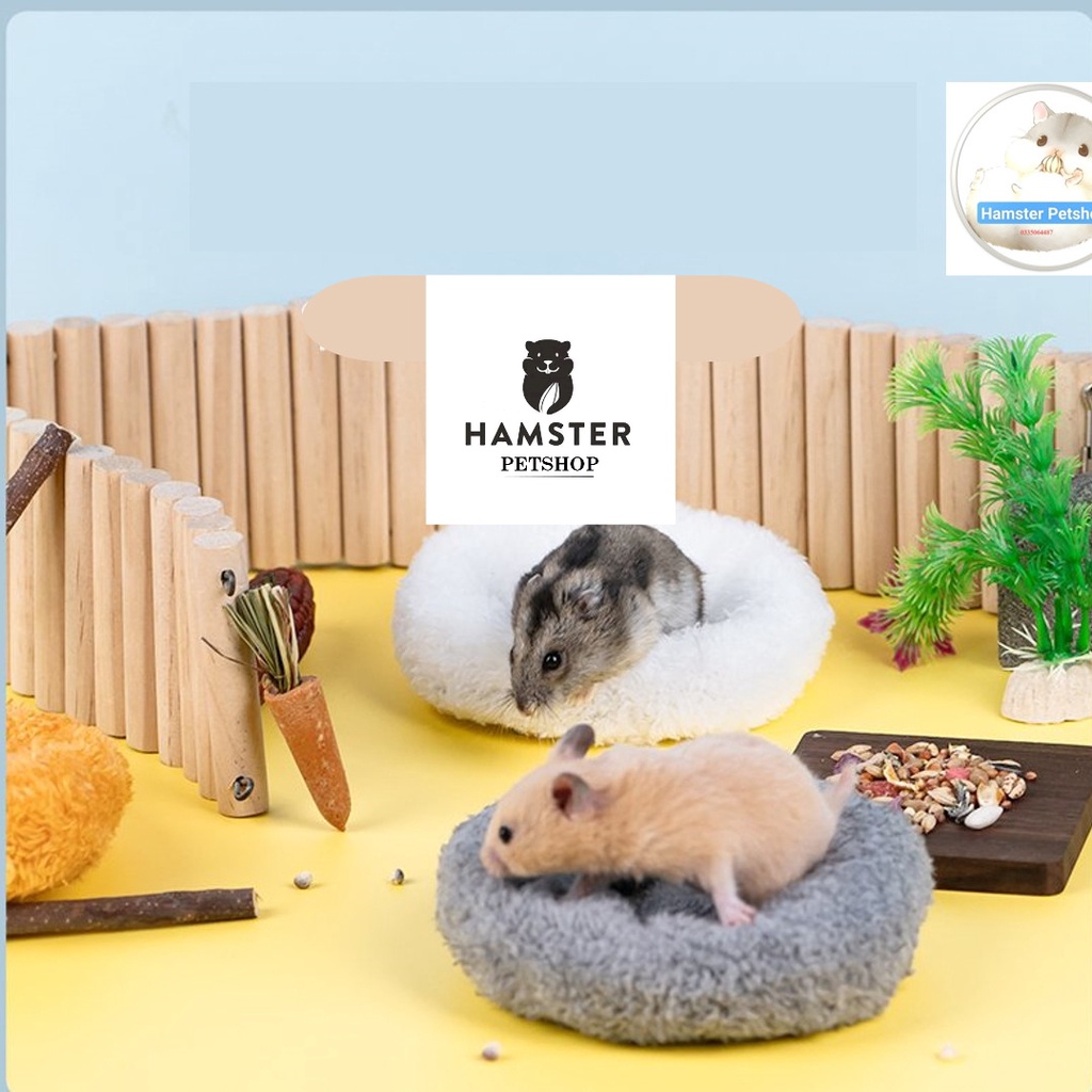 Đệm Ngủ Bông Mềm Ấm Cho Hamster , Nhím , Sóc