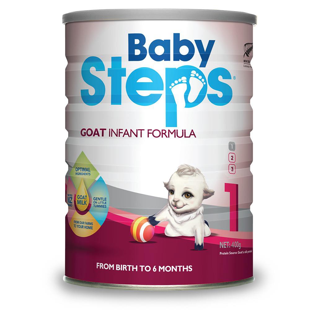 Sữa Dê Công thức Baby Steps Số 1 Goat Infant Formula 900gr