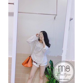 Áo Phông Nữ Dài Tay Phom Thụng