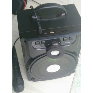 Loa Bluetooth Karaoke P88 Tặng Kèm Mic