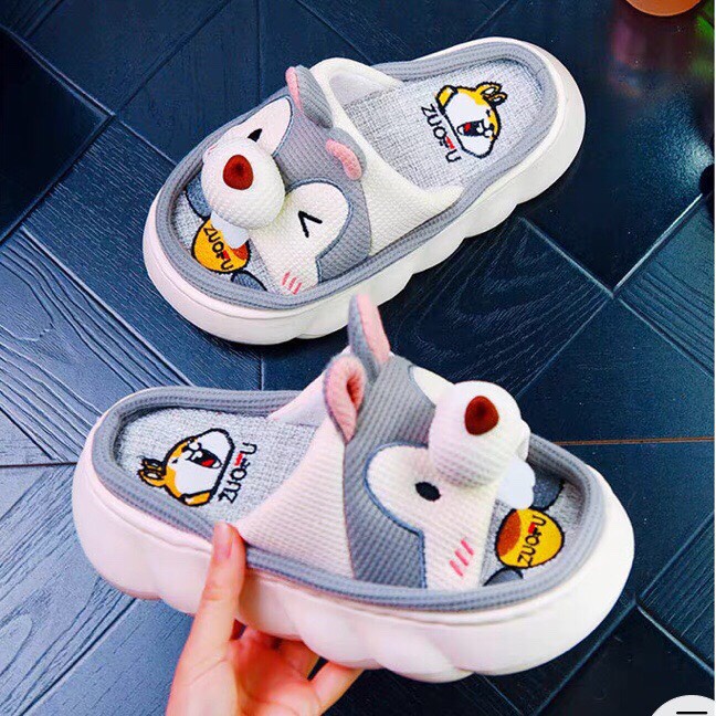 Dép Nữ Quai Ngang Hình Thú Cười Siêu Rễ Thương Hót Trends