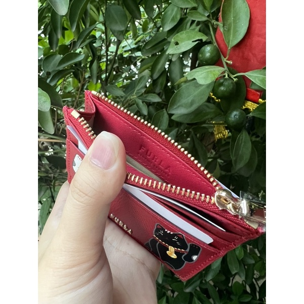 VÍ ĐỰNG THẺ FURLA MÈO MAY MẮN AUTHENTIC