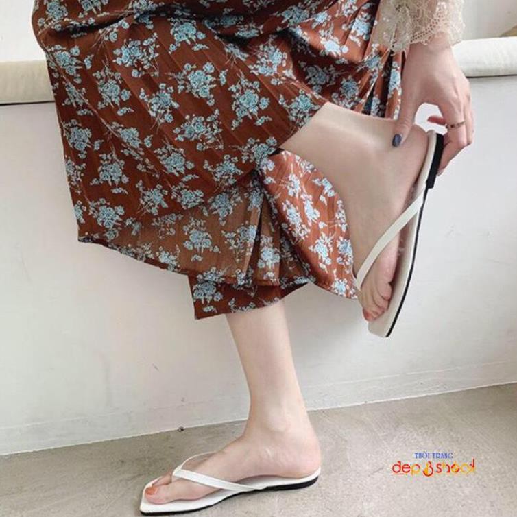 Dép nữ xỏ ngón big size 42 43 thời trang 12017