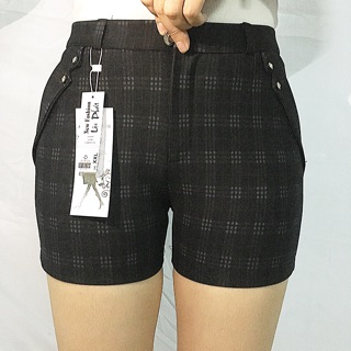 Quần shot karo hàn quốc