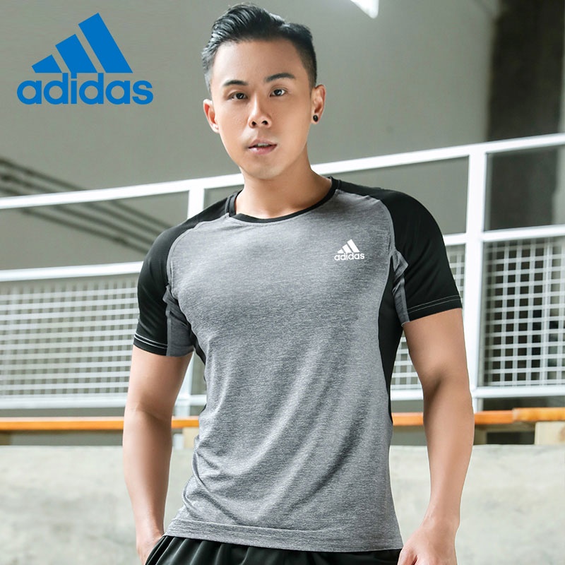 Adidas Áo Thun Thể Thao 2022 Dáng Suông Tay Ngắn Thoáng Khí Nhanh Khô Cho Nam