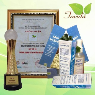 MEN VI SINH TAVIDA ĐẶC TRỊ MỤN lƯNG VIÊM CHÂN LÔNG