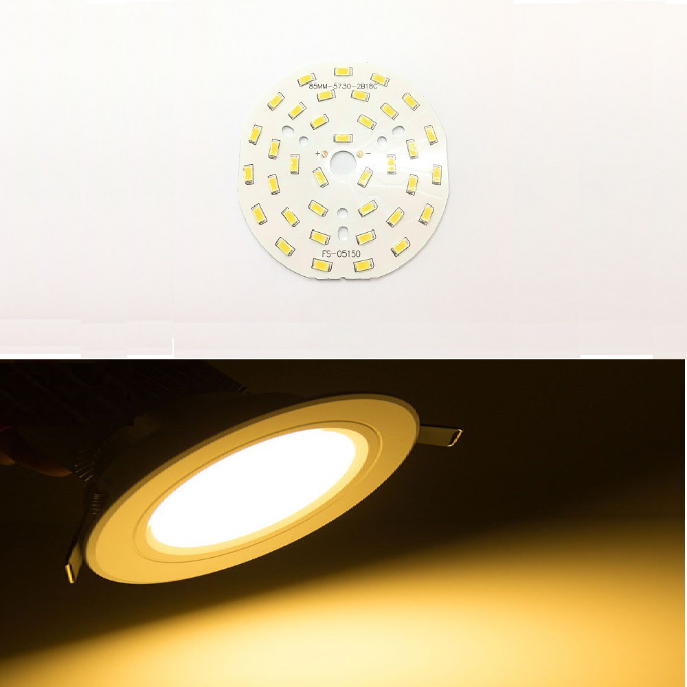 Nhân Led Chip Led 18W 24V Sáng Ấm Đường Kính 85mm