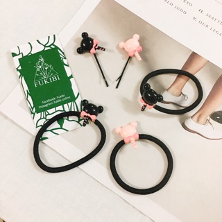 Cột tóc, kẹp tăm kẹo mút mickey ảnh thật