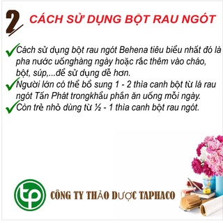 Bột rau ngót nguyên chất Tấn Phát