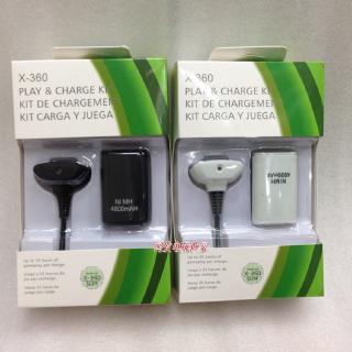 Bộ Pin Tay Cầm Không Dây XBOX360 XBOX360 2 Trong 1 Sạc Pin 4800M Và Phụ Kiện