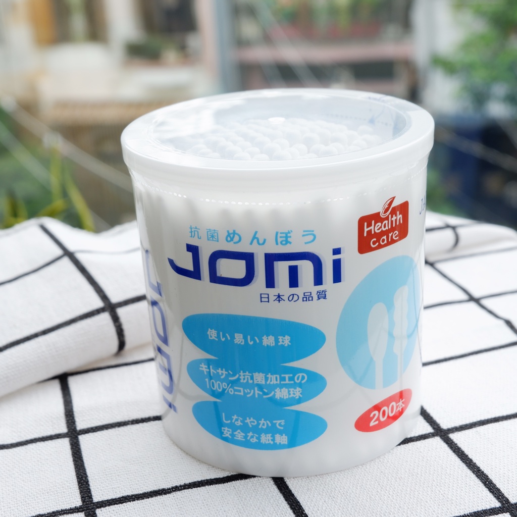 Tăm bông kháng khuẩn Jomi đủ loại, người lớn trẻ em sơ sinh chính hãng Nhật Bản NPP Shoptido
