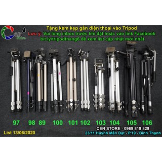 Tripod Nhật 2nd cao cấp siều bền chắc - Phần 3 (chân máy ảnh)