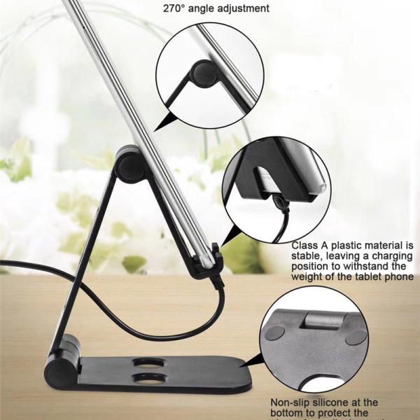 Universal Foldable Desktop Desk Stand Holder Mount for Cell Phone Tablet Pad