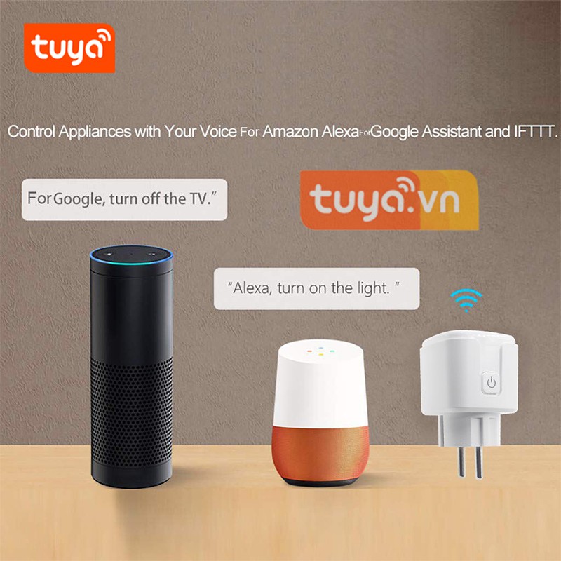 Ổ Cắm Zigbee Chân Tròn Đo Công Suất Tiêu Thụ 16A Tuya ZTC2