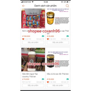 Kem sâm cô tiên thái lan