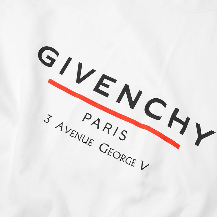 Áo Thun Ngắn Tay Kẻ Sọc In Chữ Givenchy Thời Trang Cho Nam