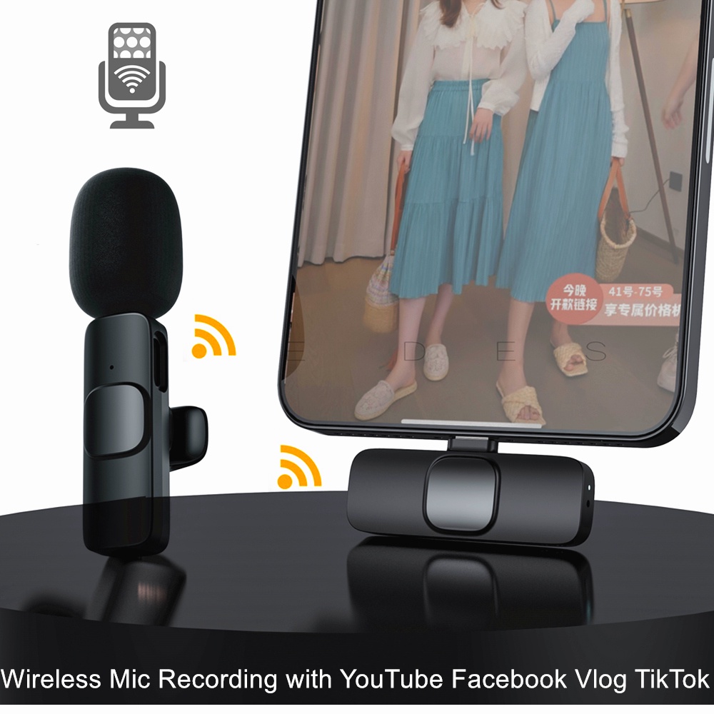 Micro Không Dây Mini Cho Điện Thoại iPhone Android