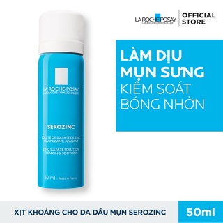 Xịt khoáng giúp làm sạch và dịu da La Roche Posay Serozinc 50ml