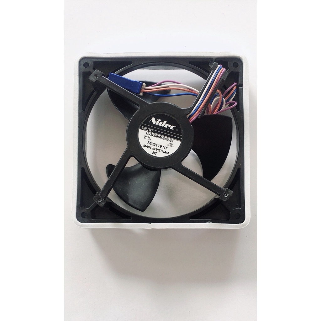 Quạt tủ lạnh hitachi 12V, 4 dây, 0.17A, 12.5x12.5cm Phước Mãi