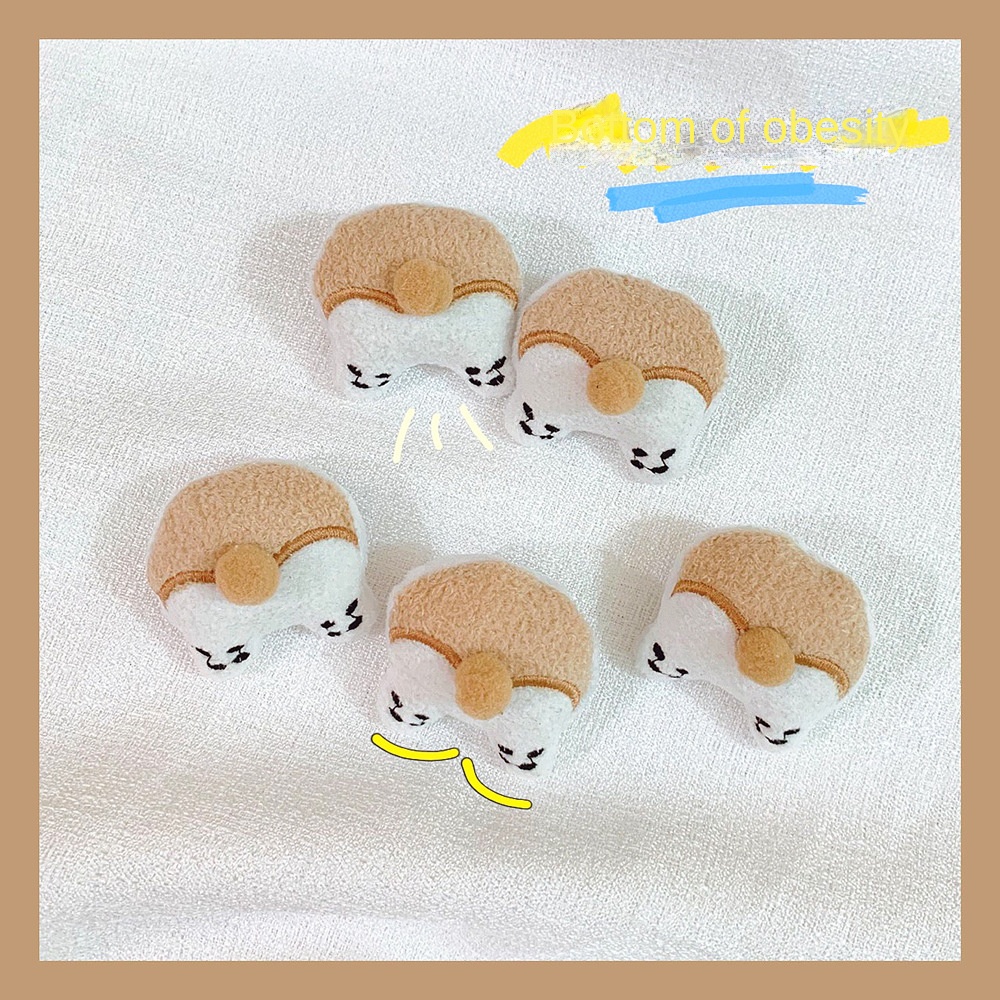 Ghim Cài Áo Hình Cún Nhồi Bông Hoạt Hình Đáng Yêu