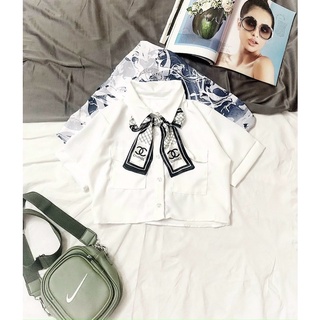 áo crt nơ trắng đen( ibox chọn màu ) 40>>>58kg<<<< .