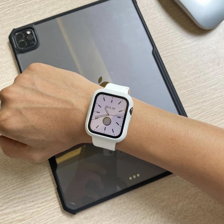 Ốp Cường Lực Bảo Vệ Toàn Diện Apple Watch 1/2/3/4/5/6/se/7 size 38/40/41/42/44/45mm