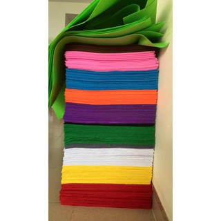 Vải dạ 45x45cm mầm non, móc khóa, sách vải