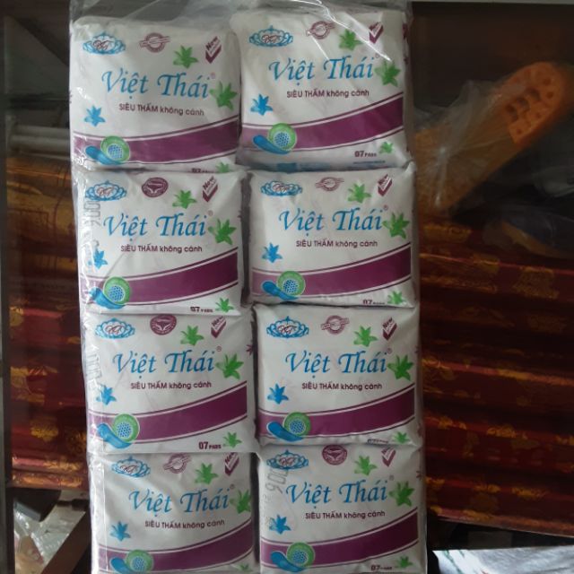 Băng vệ sinh việt thái không cánh( combo 10 gói)