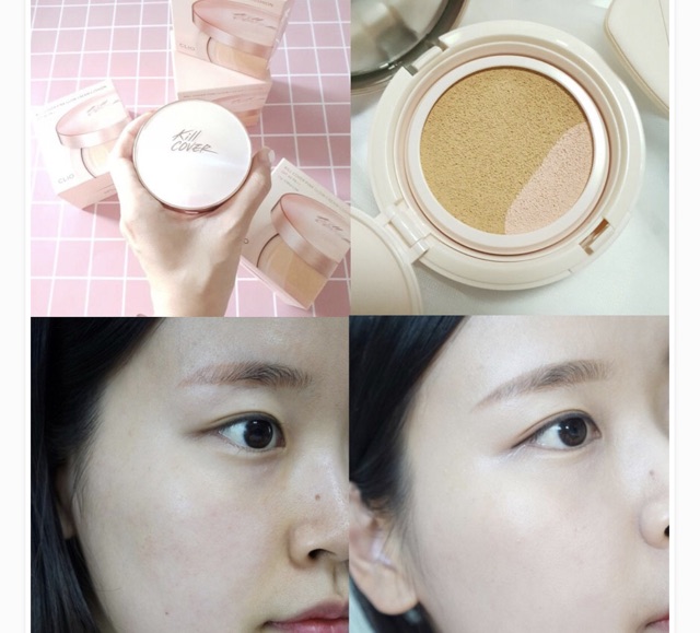 [BILL STORE- Săn Sale] PHẤN NƯỚC CLIO KILL COVER PINK GLOW CREAM CUSHION SPF40 PA++ | BigBuy360 - bigbuy360.vn
