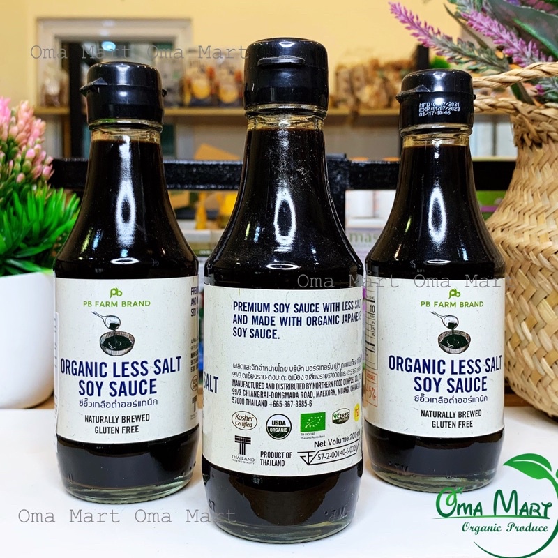 Nước tương ít muối hữu cơ PBFarm 200ml