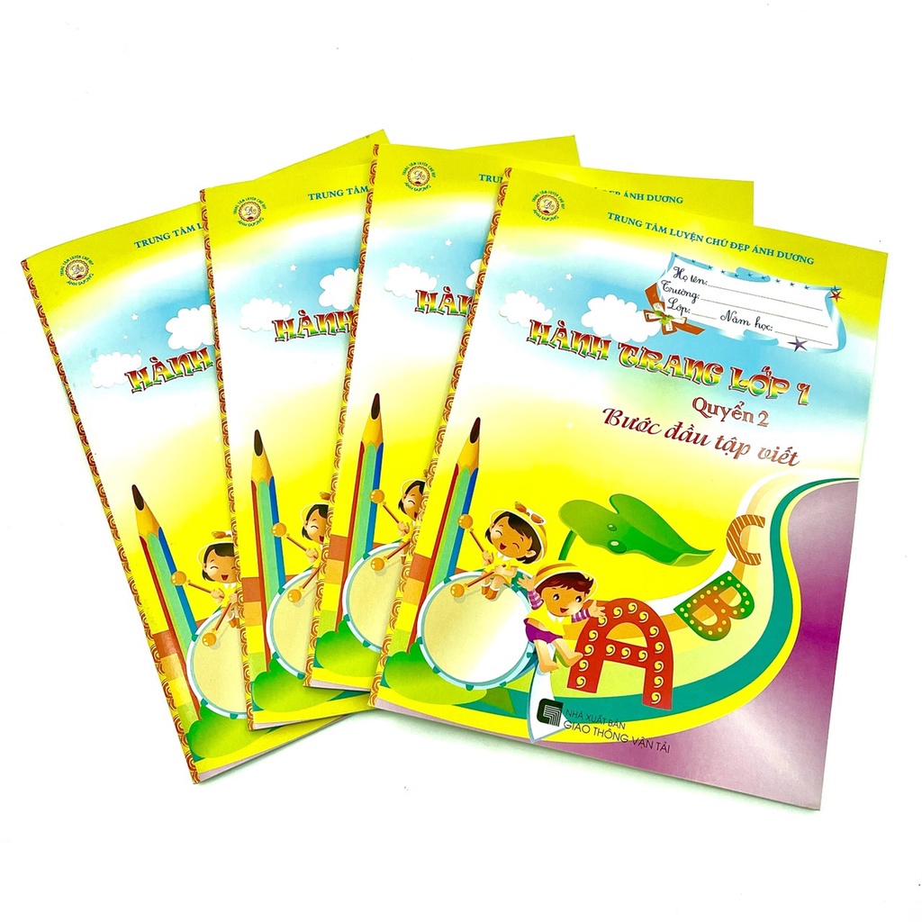 Vở bước đầu tập viết Bút mài thầy Ánh cho học sinh mầm non
