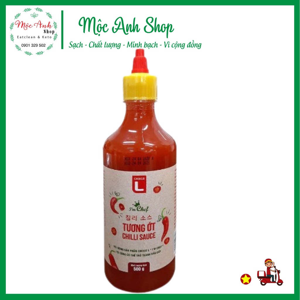 [Giao Hoả Tốc HCM] Tương Ớt L Choice Dành Cho Ăn Kiêng, Keto, Das Nguyên Liệu Từ Thiên Nhiên
