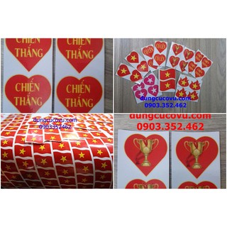 Set 10 sticker, miếng dán mặt