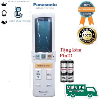 Điều khiển điều hòa Panasonic hàng nội địa, nhật bãi - Hàng chính hãng tặng kèm Pin, đế treo tường-Điện tử Alex-Tặng pin