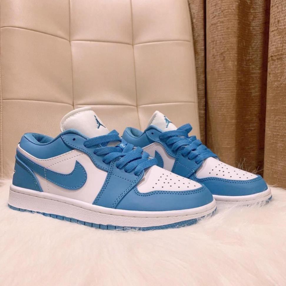 Giày jordan xanh nhạt cổ thấp, jordan 1 cổ thấp, jordan xanh nhạt