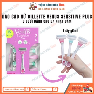 Dao cạo nữ Gillette Venus Sensitive cho da nhạy cảm 3 lưỡi - mẫu mới - Tiệm bách hóa Ú na