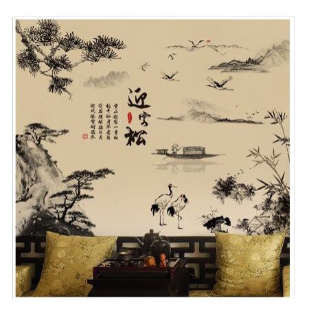 Decal dán tường  trang trí phong thủy