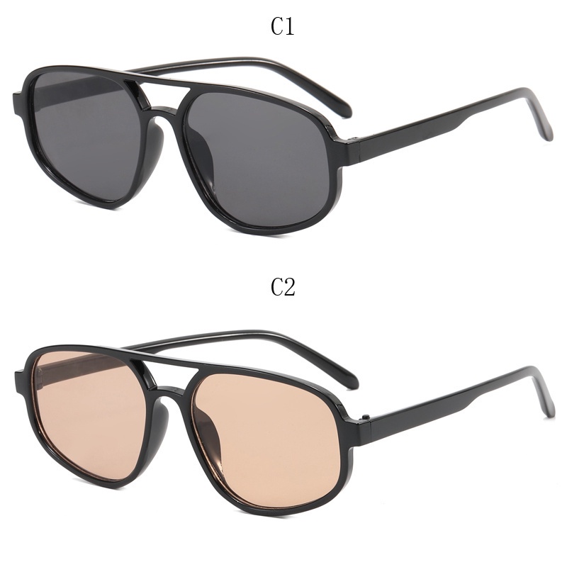 Kính Mát Gọng Oval Lớn Nhiều Màu Sắc Thời Trang Cho Nữ