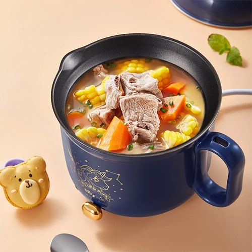 Nồi lẩu điện đa năng Bear DRG-E12A1 - Hàng chính hãng - Thép không gỉ, Nhựa, Thiết kế tay cầm lớn
