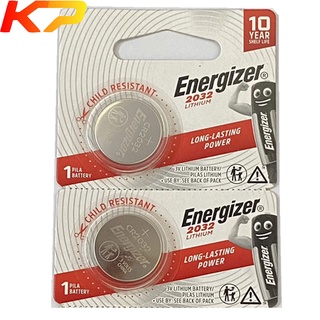 2 Pin CR2032 Energizer 3V.