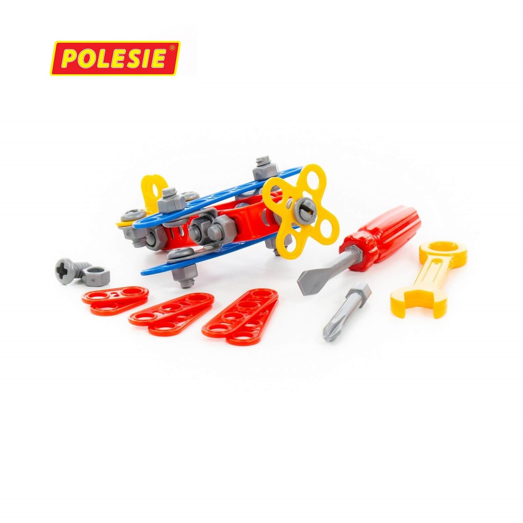 Bộ Đồ Chơi Sáng Tạo, Lắp Ghép Kỹ Sư Cho Bé 57 Chi Tiết  Nhập Khẩu Châu Âu Chính Hãng POLESIE 72962