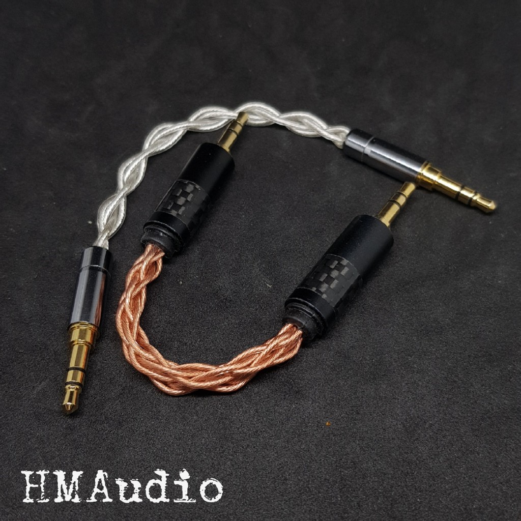 Dây cáp tín hiệu OFC 1.2mm - IC 3.5mm ra 3.5mm mạ vàng