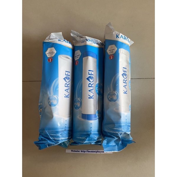 Bộ lõi lọc thô 1-2-3 Karofi