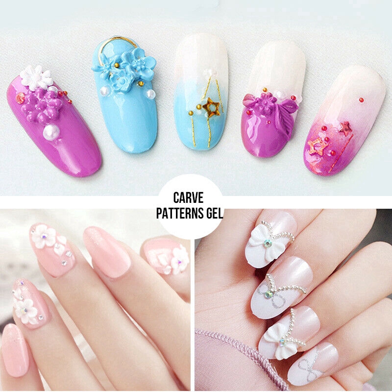 Set 3 bút vẽ móng tay nghệ thuật