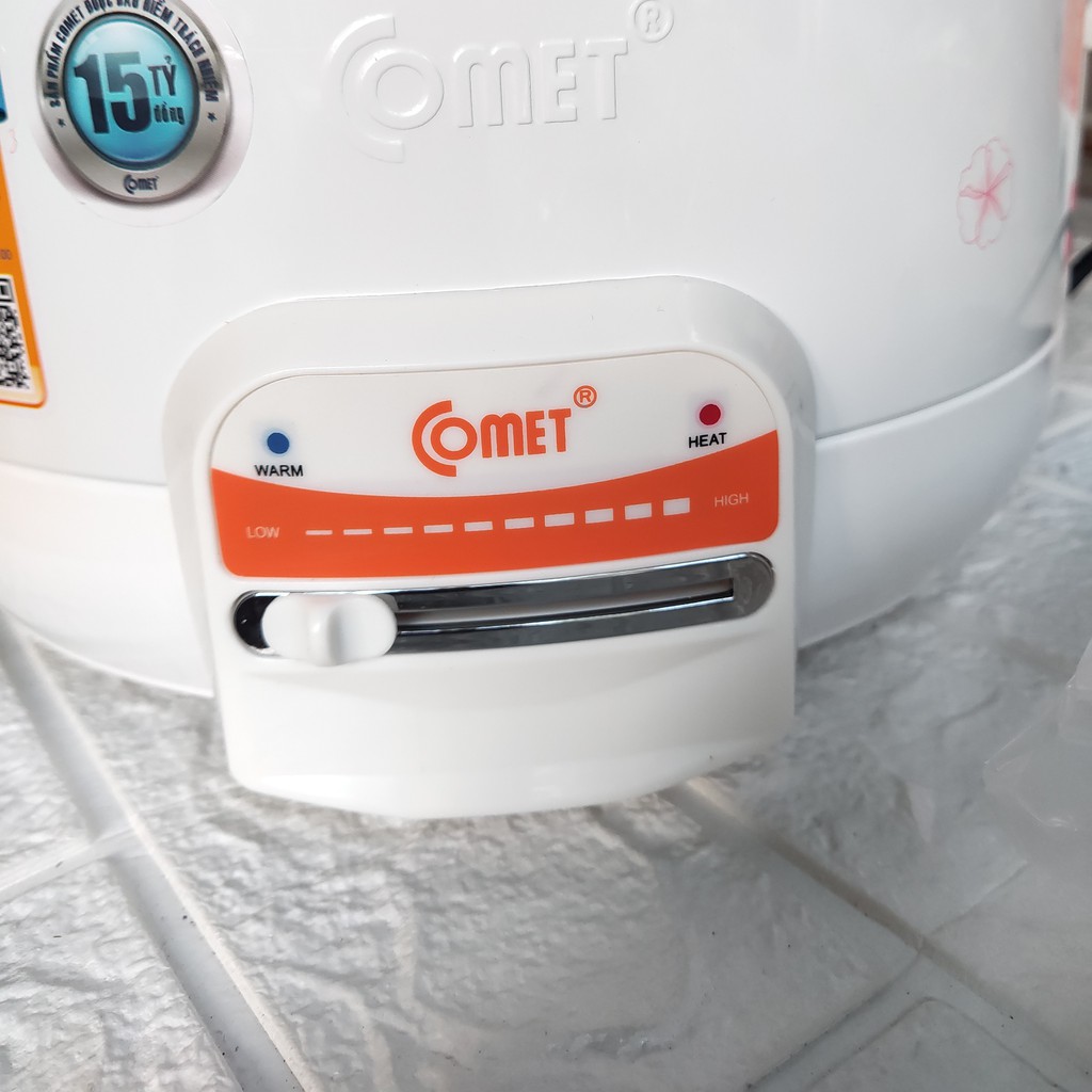 Nồi lẩu điện Comet CM7732 3.5 lít công suất 1300w có xửng hấp