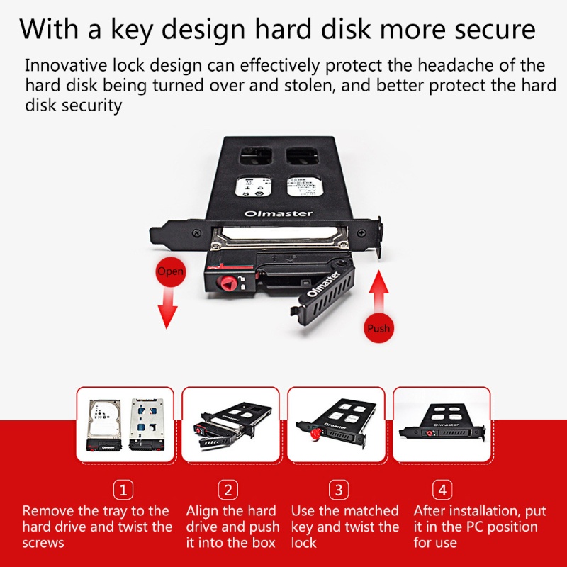 Khay Đựng Ổ Cứng Di Động OImaster MR-9100 HDD Cho 2.5Inch PCI SSD