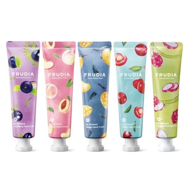 {Nhập Khẩu Chính Hãng Giấy Tờ Đầy Đủ} Kem dưỡng tay từ trái cây Frudia Orchard Fruit Hand Cream 30ml Hàn Quốc (15 Types)